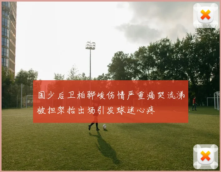 国少后卫柏骅峻伤情严重痛哭流涕被担架抬出场引发球迷心疼